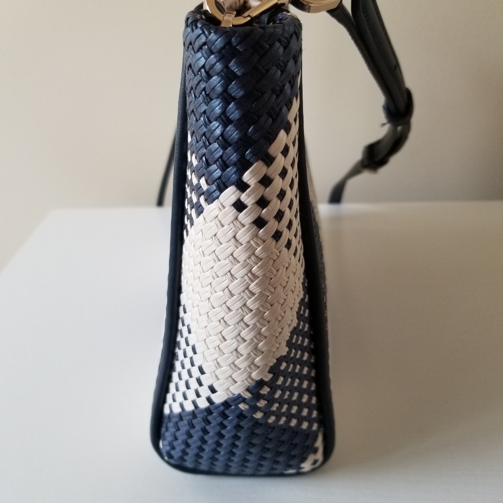 Kate Spade Woven Convertible Clutch Bag Crossbody - Picture 4 of 13